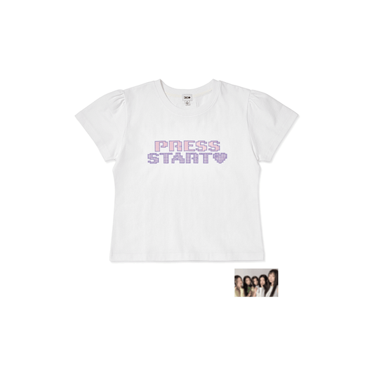 ILLIT [PRESS START♥] Crop T-Shirt
