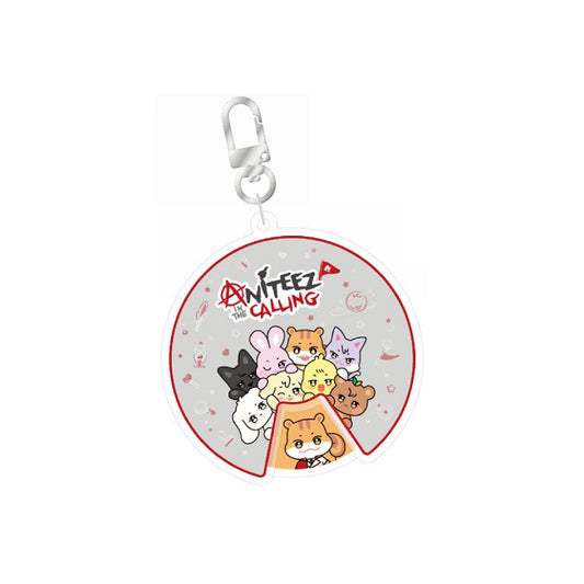 ATEEZ [ANITEEZ In The CALLING] Acrylic Roulette Keyring