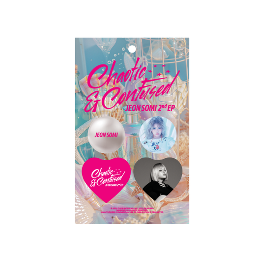 JEON SOMI [Chaotic & Confused] Pin Button Set