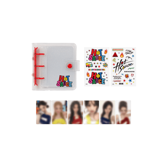 BABYMONSTER [HOT SAUCE] PVC Photocard Binder + Sticker Set