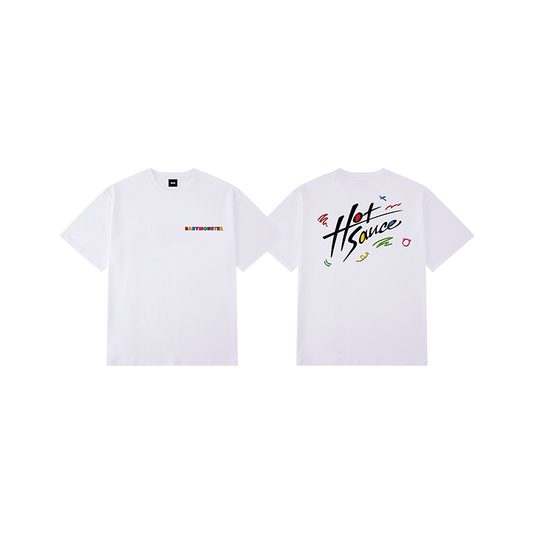 BABYMONSTER [HOT SAUCE] Graphic T-Shirt (White)