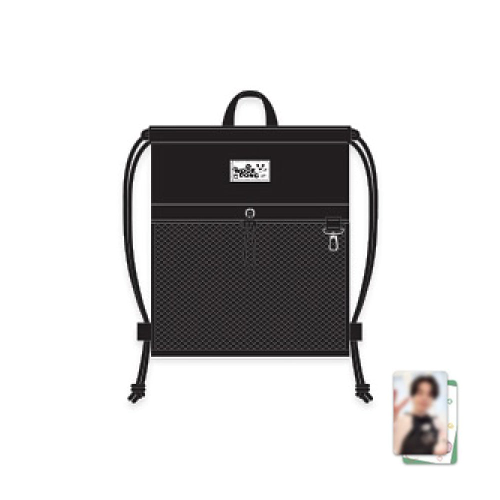 LEE DONG WOOK [WOOKDONG’s Home Sweet Home] Doodle Label String Bag