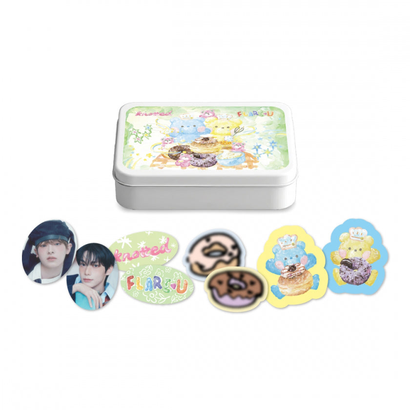 FLARE U [FLARE U X Knotted] Tin Case & Sticker Set
