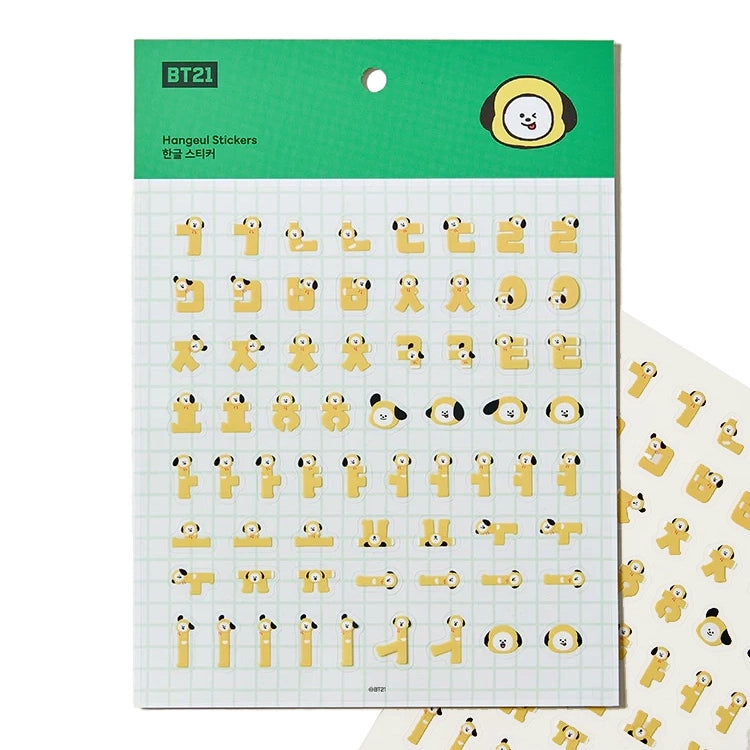 BT21 [Souvenir] Hangeul Sticker