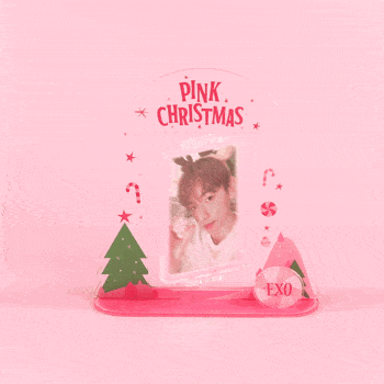 (Pre-Order) EXO 2023 PINK CHRISTMAS Acrylic Turning Stand Set