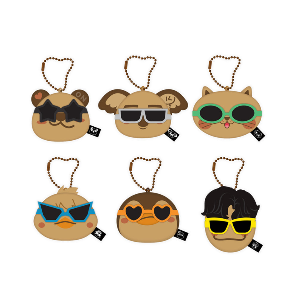 2PM [THE RETURN] ZooPM Face Keyring (Original Tanned ver.)