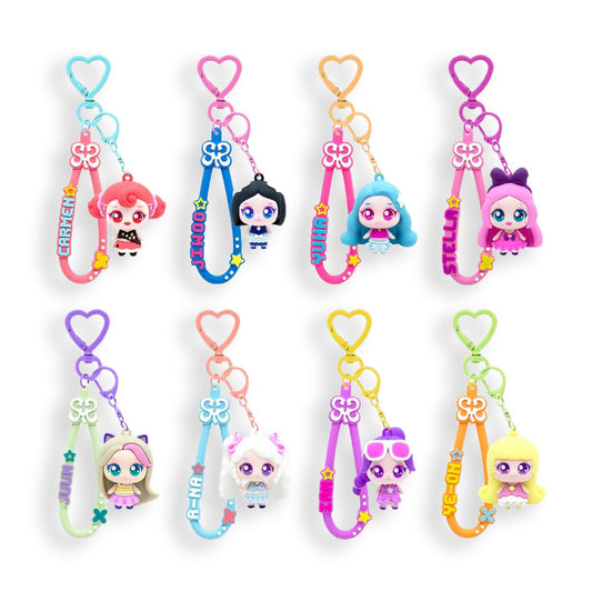 Hearts2Hearts X Teenieping Figure Keyring