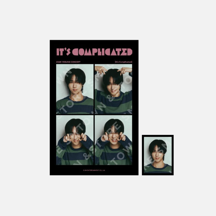 SUPER JUNIOR YESUNG [2025 Concert: It’s Complicated] 4 Cut + ID Photo Set