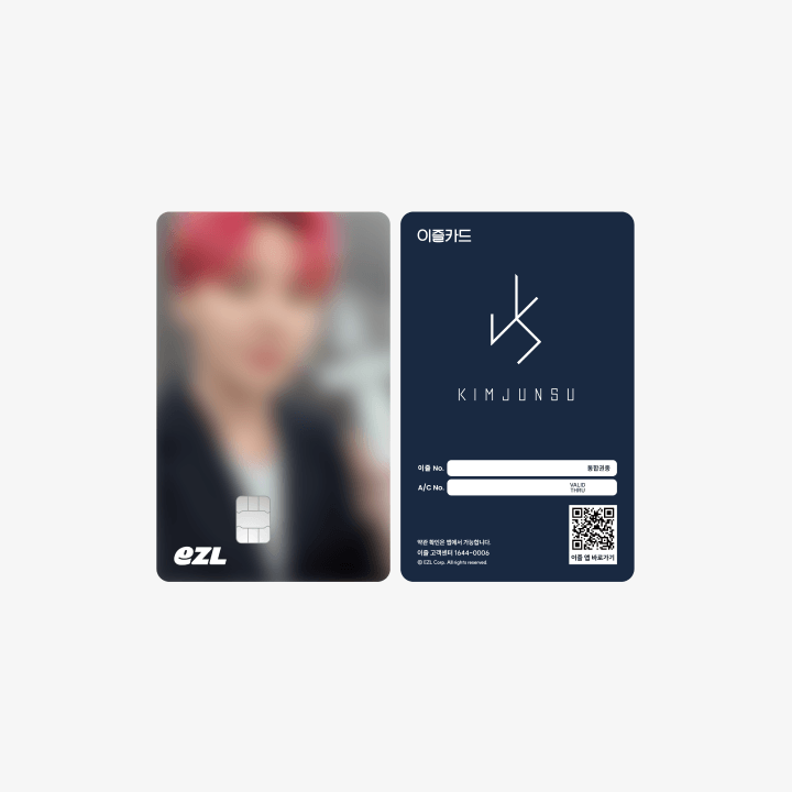 KIM JUNSU [with COCONUT] EZL Transit Card (ARTIST ver)