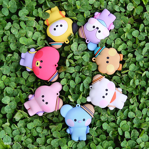 BT21 minini Picnic Figure Keyring