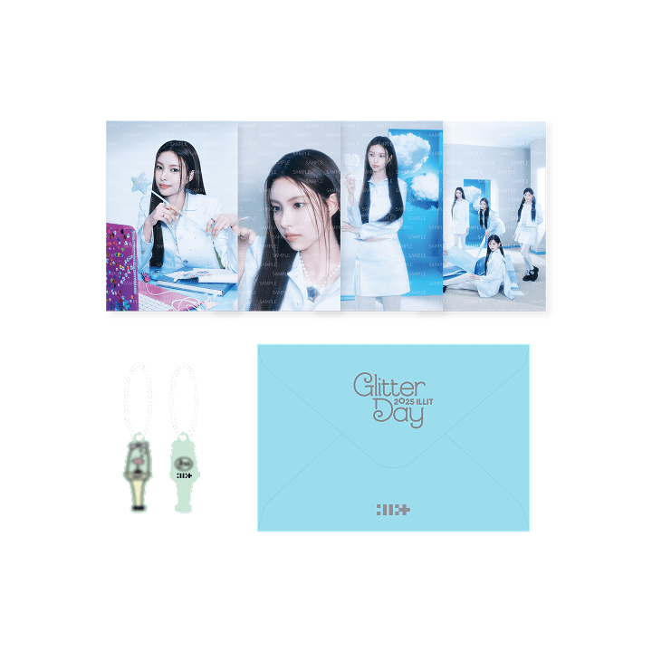 ILLIT ストリングバッグ GLITTER DAY ソウルコン トレカ1枚付き ILLIT ストリングバッグ ソウルコン Glitter Day トレカ無 韓国