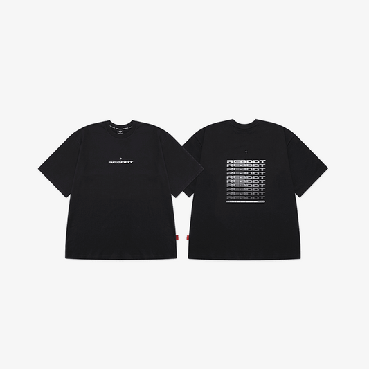 TREASURE [REBOOT] Overfit Reflective T-Shirt (Black)