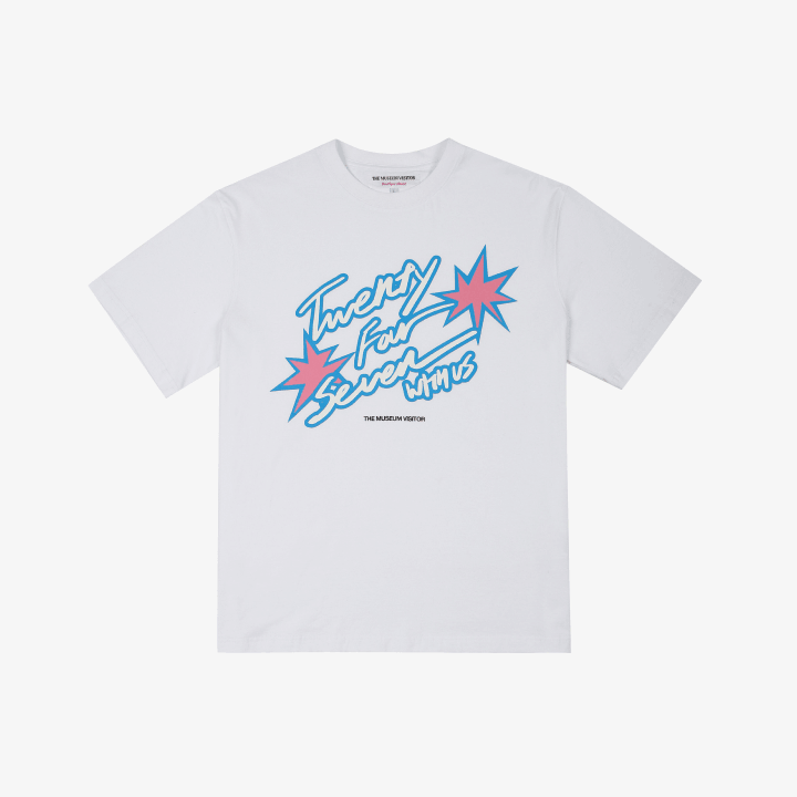 ★THE MUSEUM VISITOR★ STATUE TSHIRTS WHITE 07891 TWS [TWS: THE MUSEUM VISITOR] S/S T-Shirt – KPOP2U_Unnie