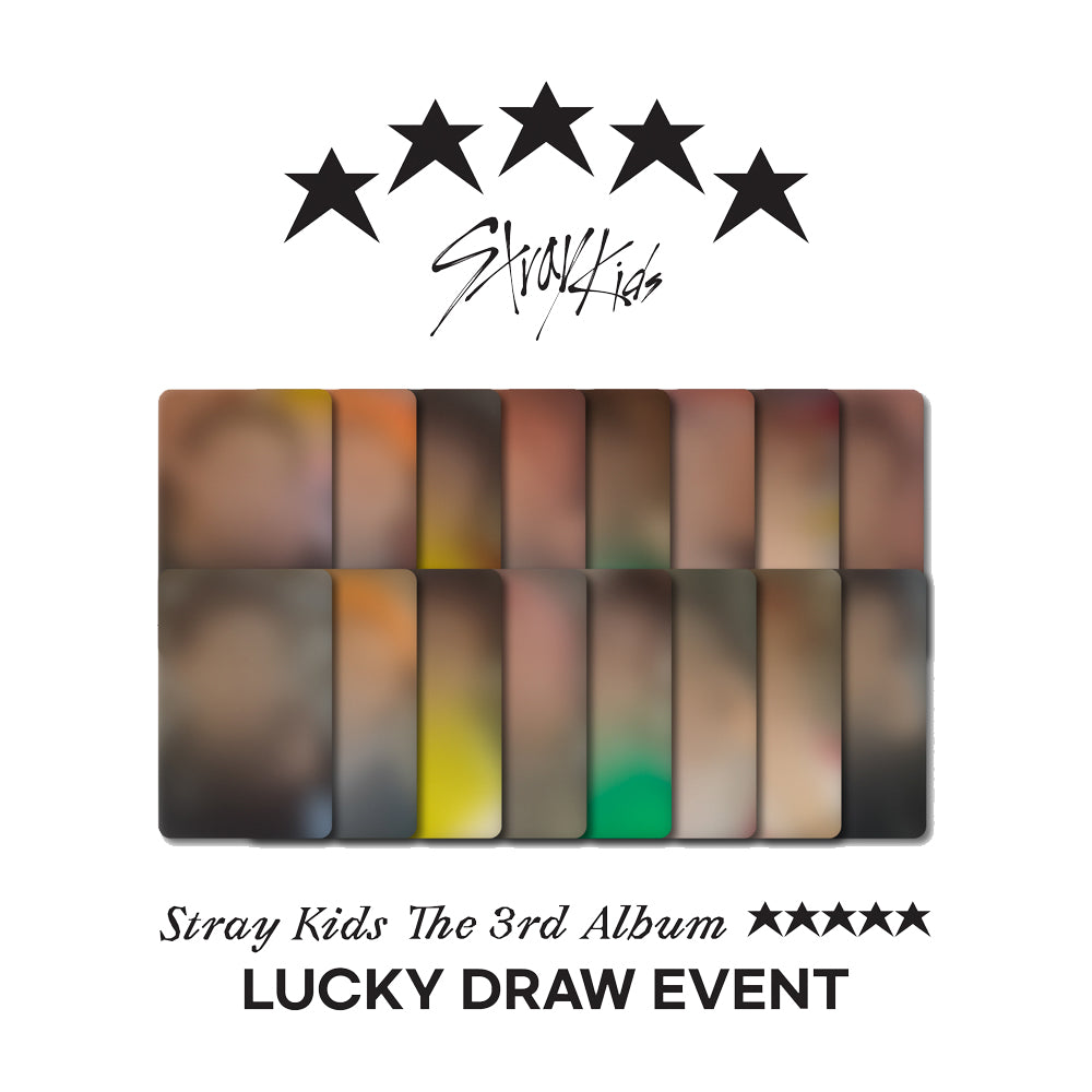 STRAY KIDS 3rd Full Album : ★★★★★ (5-STAR) Lucky Draw Event