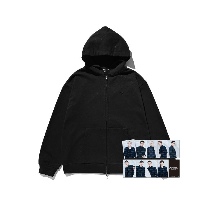 SEVENTEEN [NEW_ World Tour in Japan] Zip-up Hoodie (Black)