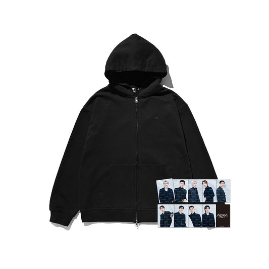 SEVENTEEN [NEW_ World Tour in Japan] Zip-up Hoodie (Black)