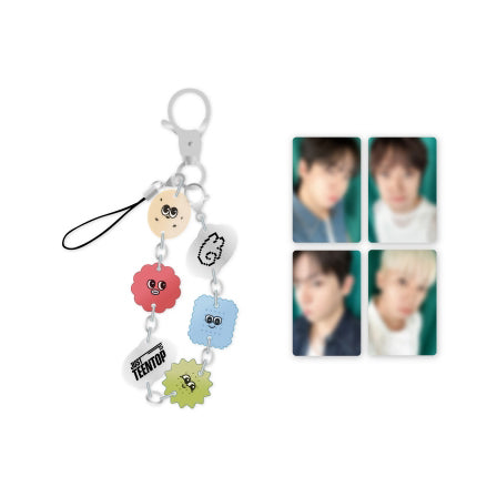 TEEN TOP [WE GONNA ROCK IT DROP IT TOP IT HEY DON T STOP IT POP IT] Acrylic Strap Keyring