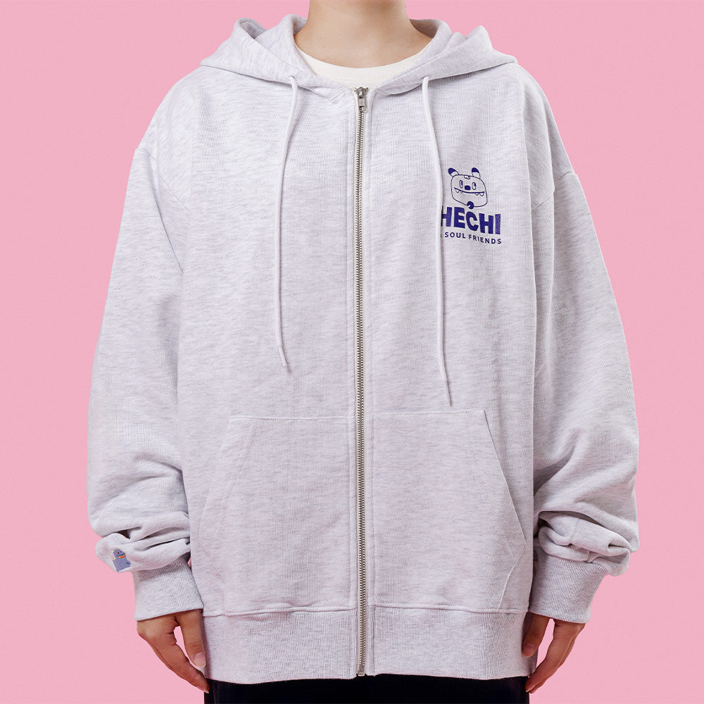 Korea [Seoul My Soul] Hechi & Soul Friends Zip-Up Hoodie