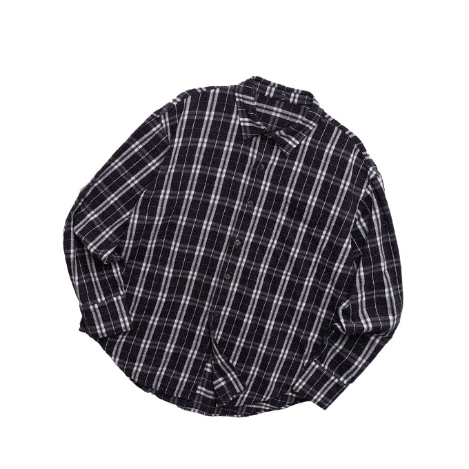 IU [THE WINNING] Overfit Checkered Shirt