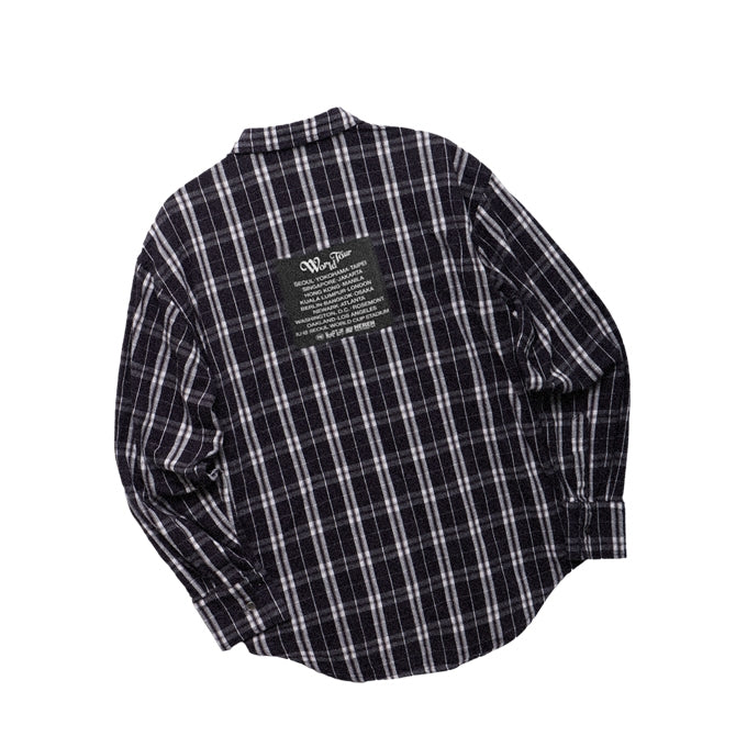 IU [THE WINNING] Overfit Checkered Shirt