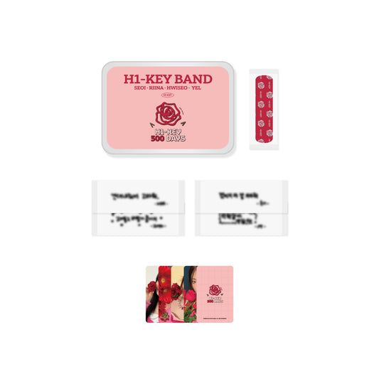 H1-KEY [500 DAYS Pop-Up Store] Tin Case & Band Set