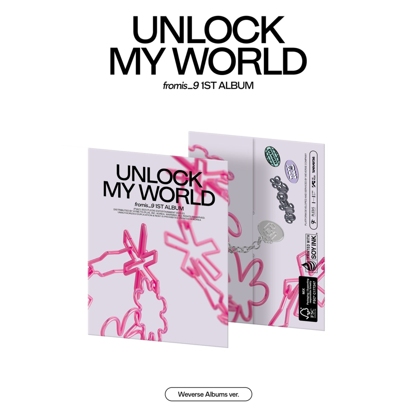 fromis_9 1st Full Album : Unlock My World (Weverse Albums ver)