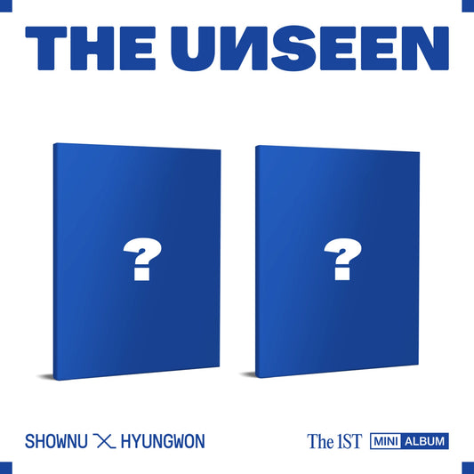 SHOWNU X HYUNGWON 1st Mini Album : THE UNSEEN (Ver 1 / Ver 2)