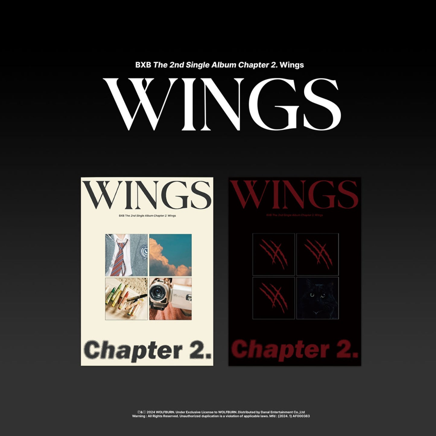 BXB 2nd Single Album : Chapter 2. Wings
