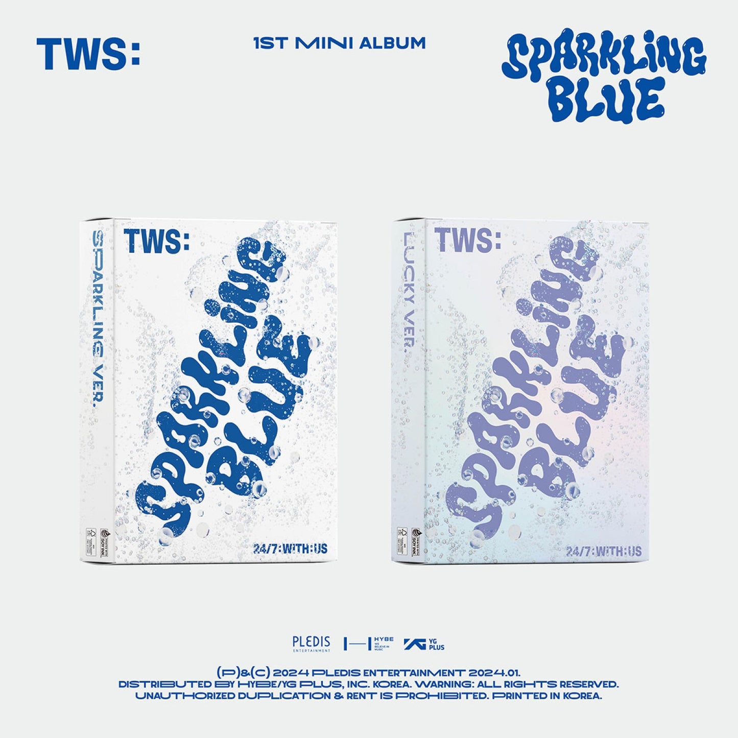 TWS 1st Mini Album : Sparkling Blue Lucky Draw