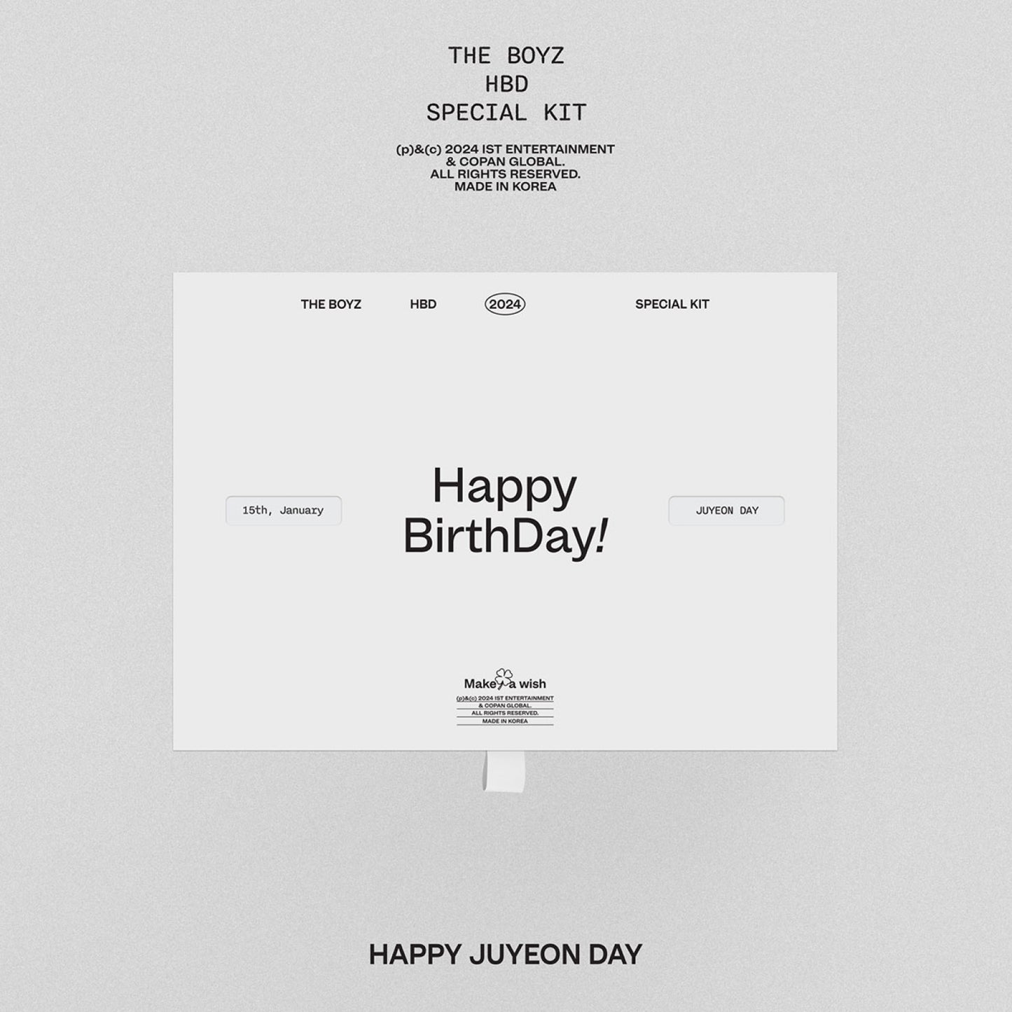 THE BOYZ HBD JUYEON Special Kit