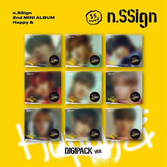 n.SSign 2nd Mini Album : Happy & (Digipack ver)