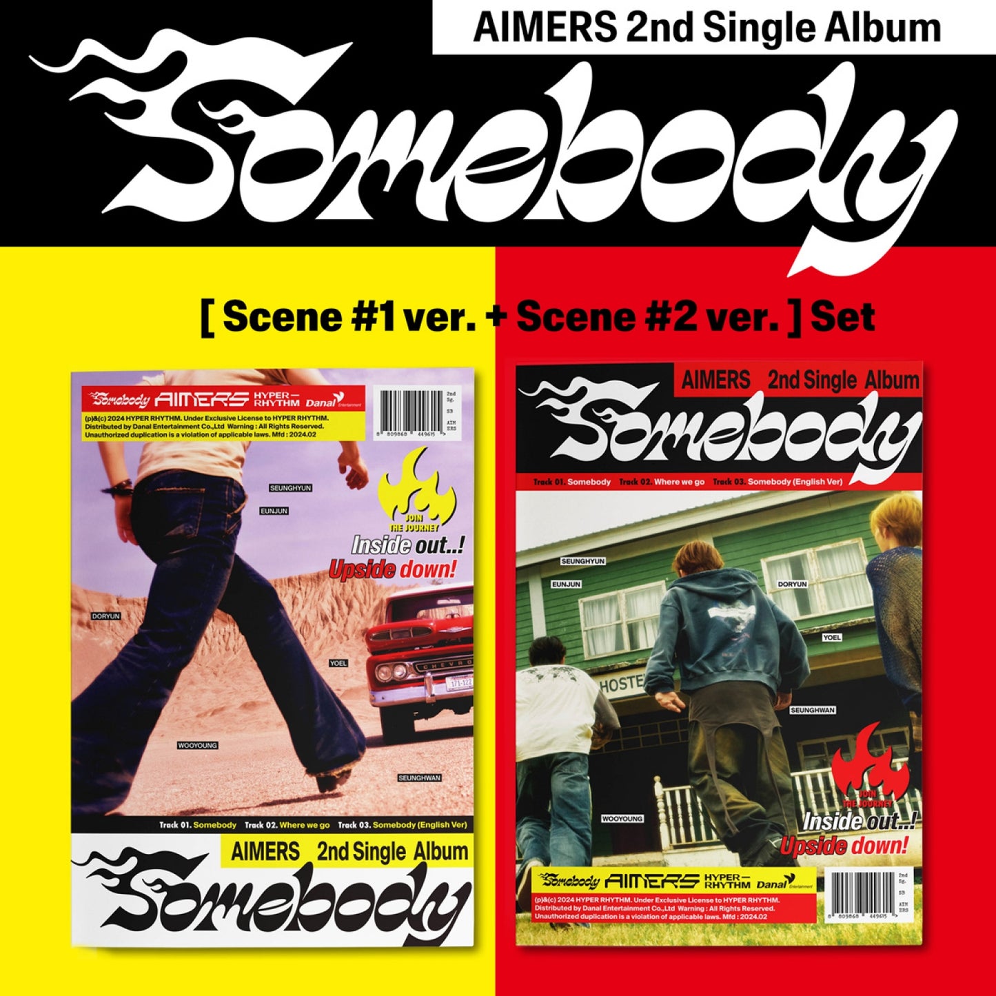 AIMERS 2nd Single Album : Somebody