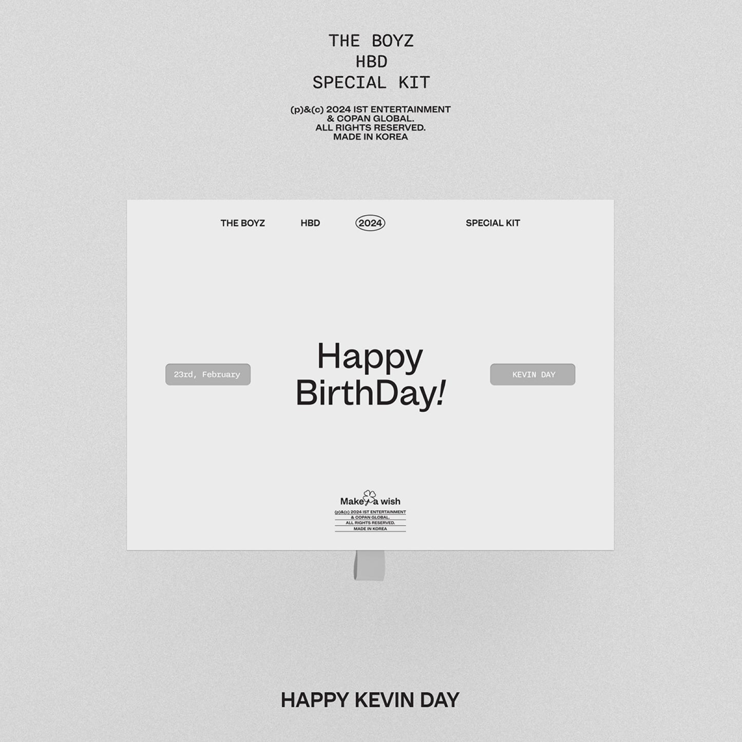 THE BOYZ HBD KEVIN Special Kit