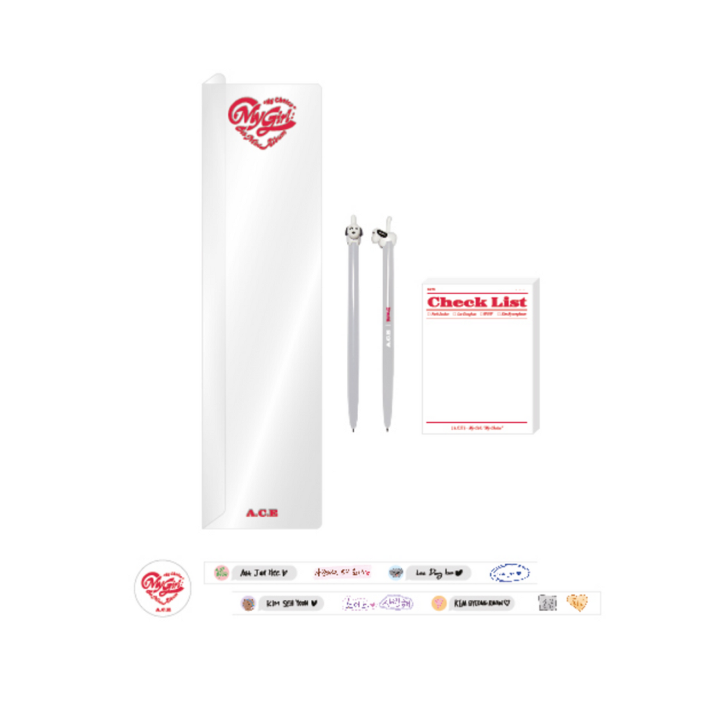 A.C.E [My Girl : "My Choice"] Stationery Set