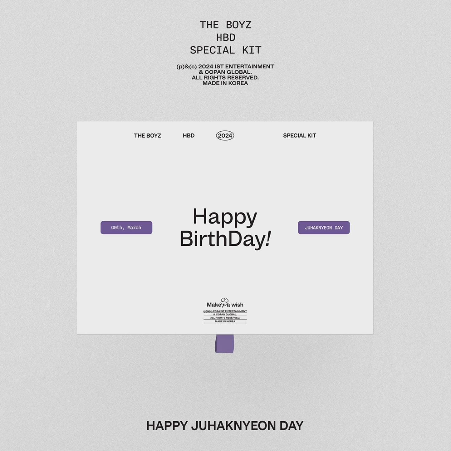 THE BOYZ HBD JUHAKNYEON Special Kit