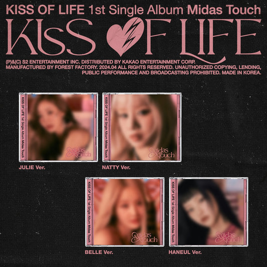 KISS OF LIFE 1st Single Album : Midas Touch (JEWEL ver)