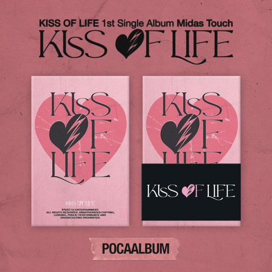 KISS OF LIFE 1st Single Album : Midas Touch (POCA ALBUM ver)