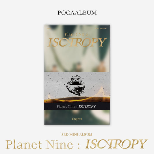 ONEWE 3rd Mini Album : Planet Nine: ISOTROPY (POCA ALBUM ver)