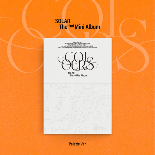 SOLAR 2nd Mini Album : COLOURS (Palette ver)