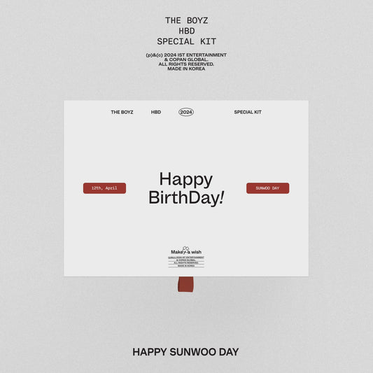 THE BOYZ HBD SUNWOO Special Kit