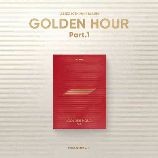ATEEZ 10th Mini Album : GOLDEN HOUR : Part.1 (POCA ALBUM ver)