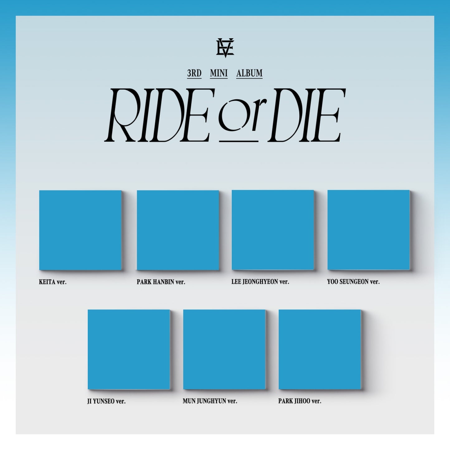 EVNNE 3rd Mini Album : RIDE or DIE (Digipack ver)