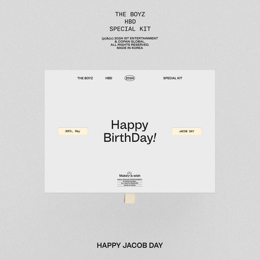 THE BOYZ HBD JACOB Special Kit