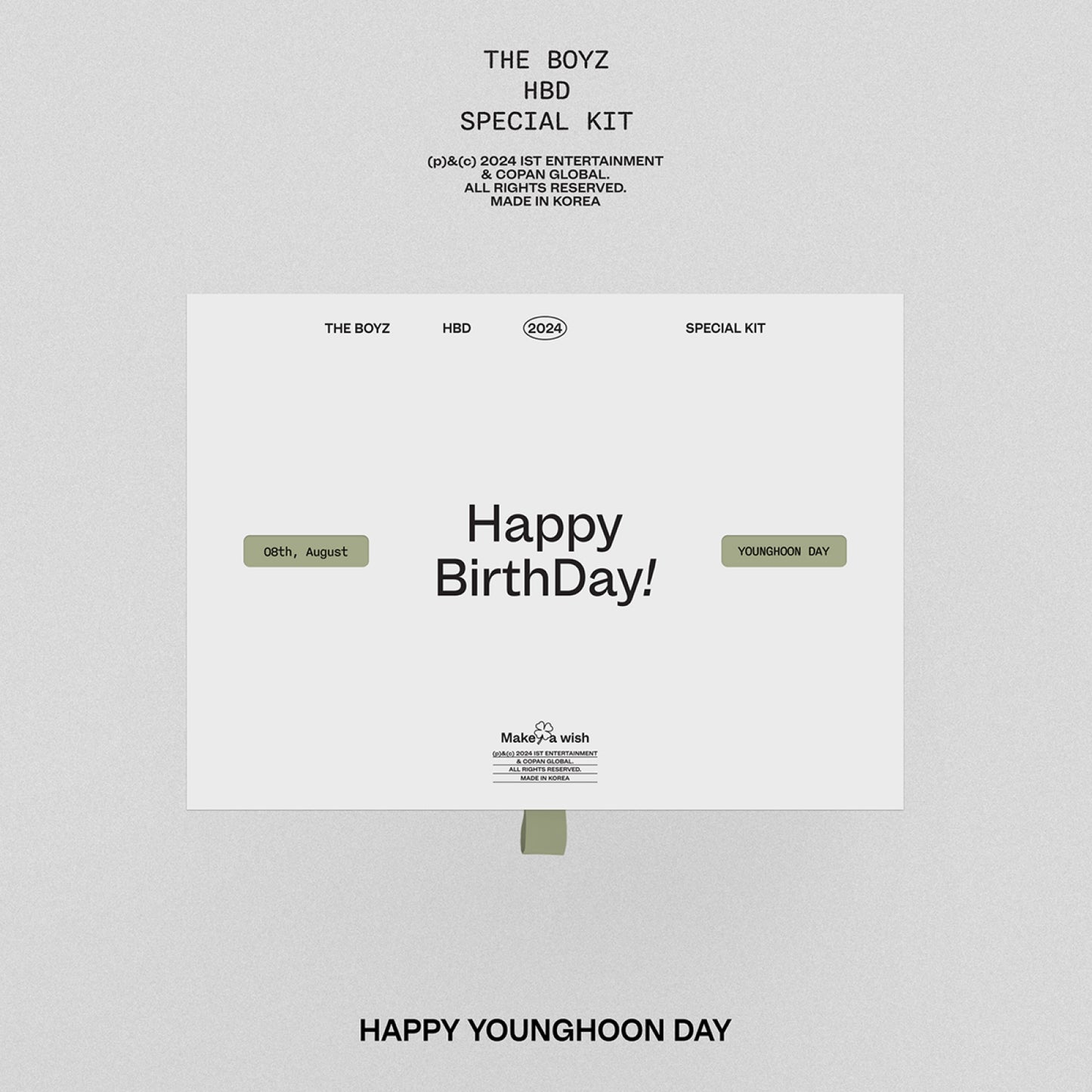 THE BOYZ HBD YOUNGHOON Special Kit