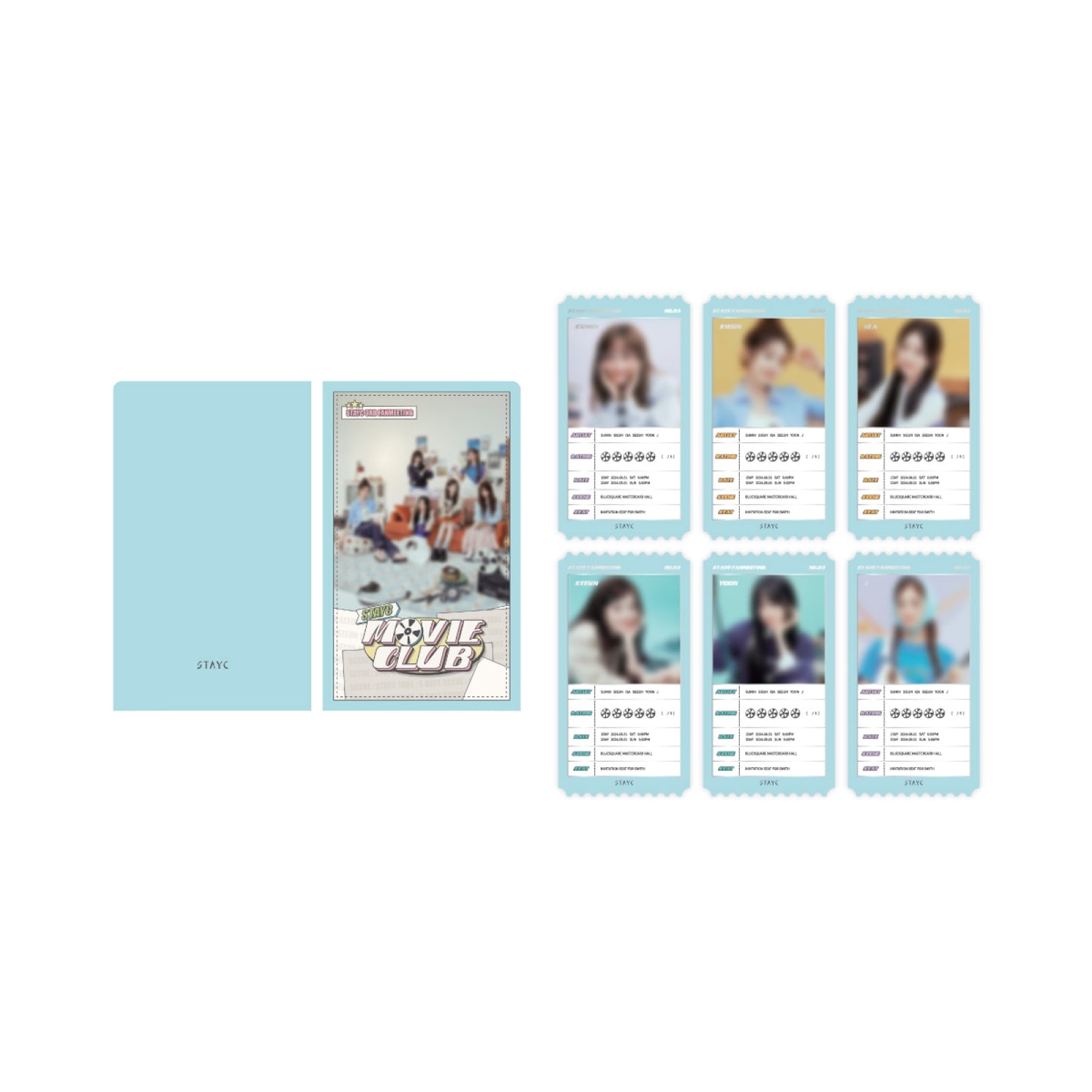 STAYC [2024 Fanmeeting: STAYC MOVIE CLUB] Ticket Holder Set