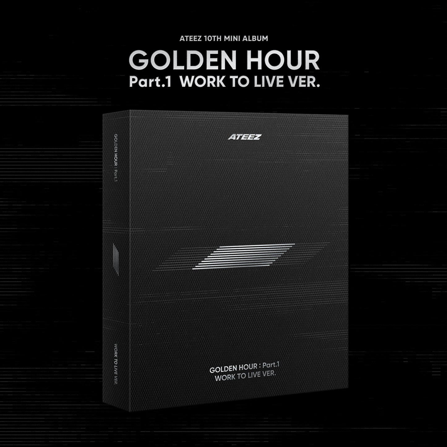 ATEEZ 10th Mini Album : GOLDEN HOUR : Part.1 (WORK TO LIVE Ver)