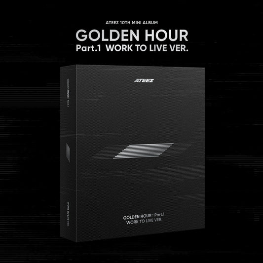 ATEEZ 10th Mini Album : GOLDEN HOUR : Part.1 (WORK TO LIVE Ver)