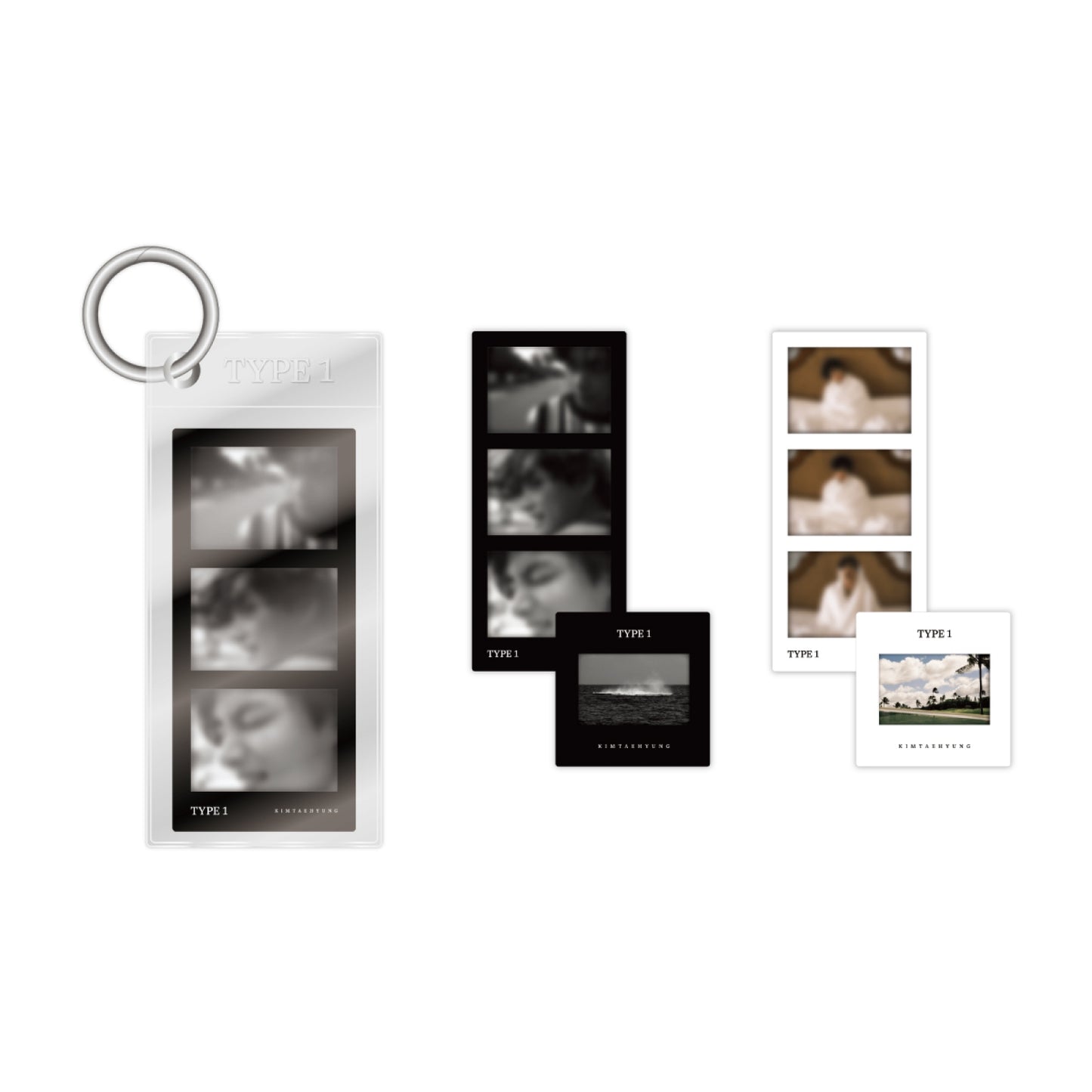 BTS V [ARTSPACE: TYPE 1] Photo Film Keyring