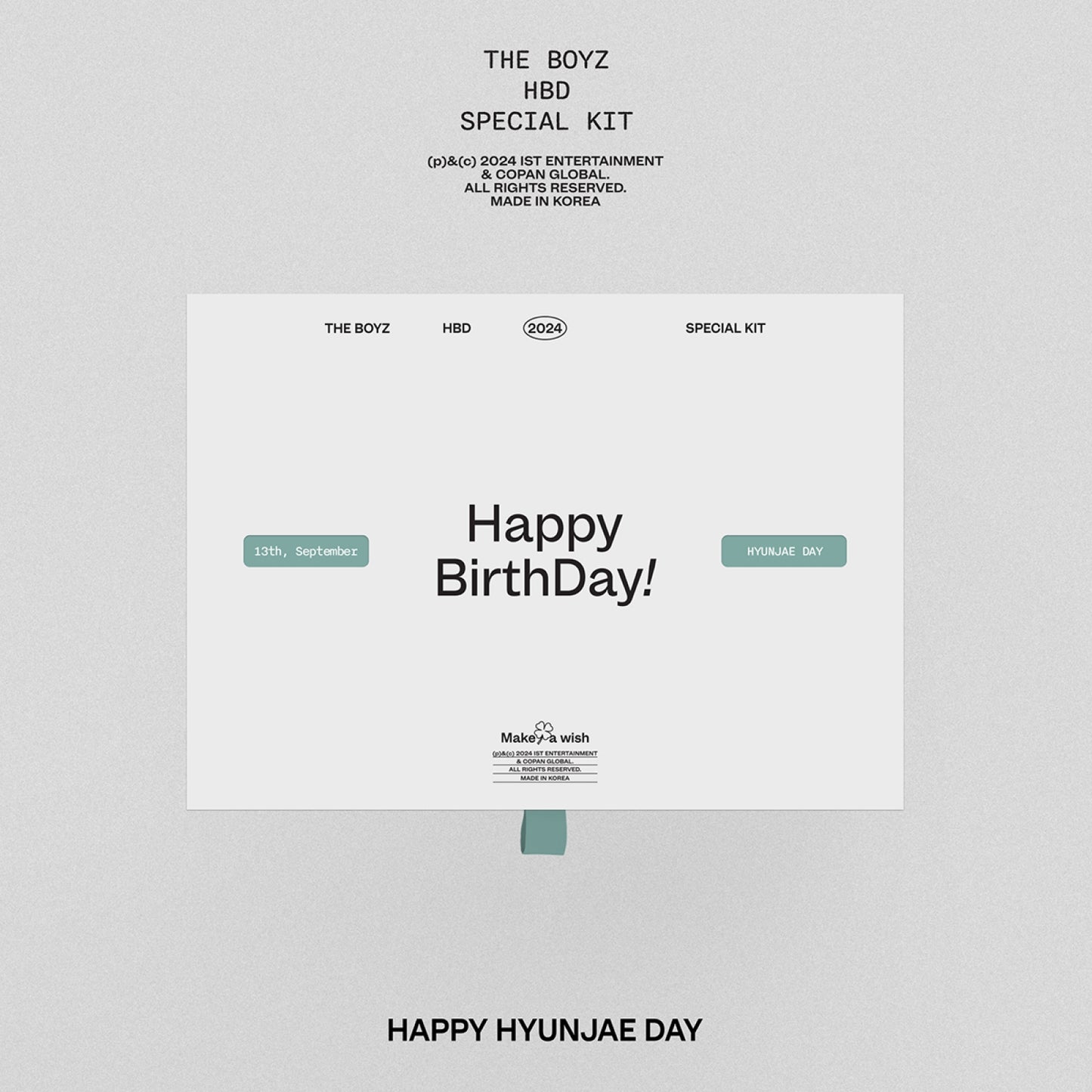 THE BOYZ HBD HYUNJAE Special Kit