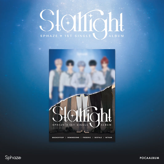 SPHAZE 1st Single Album : Starlight (POCAALBUM ver)